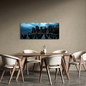 Kép - Kilátás a New York-i felhőkarcolókra (120x50 cm)