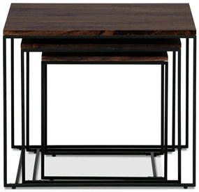 Dohányzóasztal 60×60 cm, MDF, Dió. AF-3008 WAL