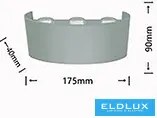 ELDLUX ES64-GC Modern Kültéri Fali Lámpa IP44