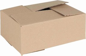 vidaXL Hajtható doboz 50 pcs Természetes 25 x 17,5 x 10 cm Karton