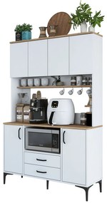 Jedy Walnut and White szekrény