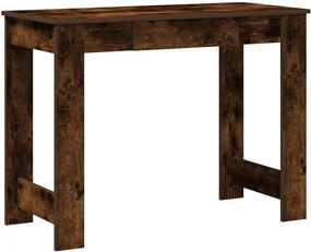 vidaXL füstös tölgy színű szerelt fa íróasztal 100x45x75 cm