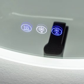 Brilagi-LED RGBW dimmelhető, páramentesítő fűtéssel, beépített LED háttérvilágítással rendelkező tükör CLARA PRO LED/18W/230V Ø 60 cm IP44
