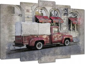 Vászonkép 70x50 Piros PickUp from Usa