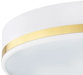 Argon 7034 - Mennyezeti lámpa AMORE 2xE27/15W/230V átmérő 25 cm fehér/arany