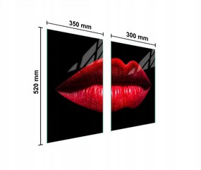 Üveg Konyhai Védőlap 65x52 Száj