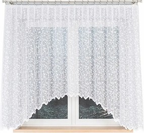 Zsuzsanna Jacquard készfüggöny, alul kivágással 300x160 cm