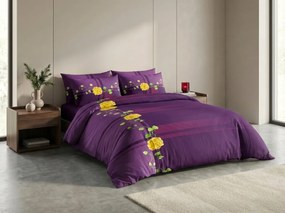 Pamut ágyneműhuzat RENARA lila Ágyneműhuzat mérete: 70 x 90 cm | 140 x 200 cm