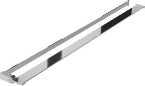 Erga Paris, polc/törülközőtartó zuhanyparavánhoz (max. 140cm), króm, ERG-V02-PARIS-SHELF-CR