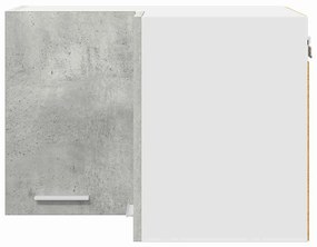 Függő szekrény Riga Beton szürke és fehér 57 x 57 x 40 cm