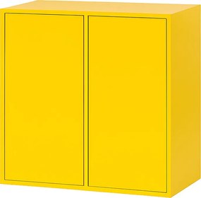 Boxie 2 ajtós fali szekrény 80x80x37 cm sárga