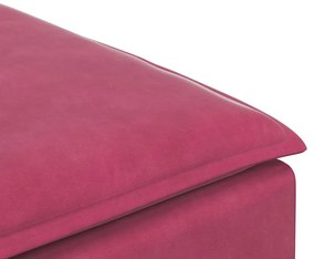 borvörös moduláris kanapé lábzsámoly modul 100x100x48 cm
