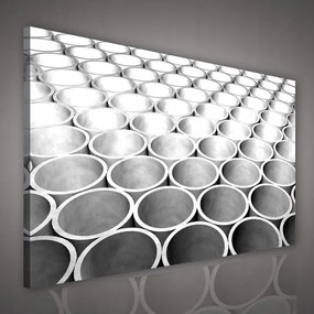 Vászonkép 100x75 Csövek hengerek minta ismétlés geometria absztrakt