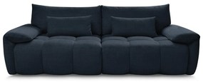 Sötétkék zsenília kanapé 264 cm Ivane – Bobochic Paris