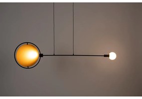 Okkersárga-fekete LED dimmelhető függőlámpa Sirius – Zuiver