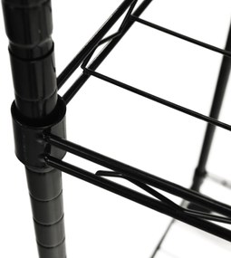 Mozgatható akasztó, fekete, VERDONE