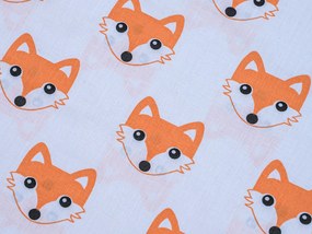 Pamut ágynemű Rókamintás fehér