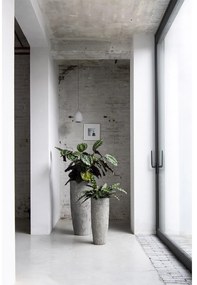 Pottery Pots Dax virágcserép, magas fényű fehér, többféle méretben - Fazekas edények méret: XXL - 118 cm, ⌀ 46 cm