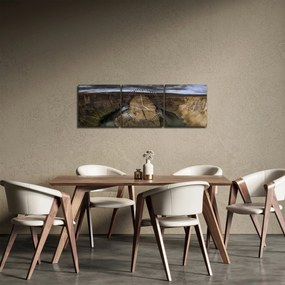 Kanyon képe (órával) (90x30 cm)