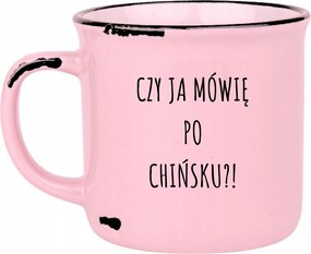 Rózsaszín Retro Bögre Vicces Ajándék Anyák Napjára, Vagy Én Beszélek Kínaiul?!