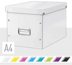 Doboz, L méret, LEITZ Click&amp;Store, fehér (E61080001)