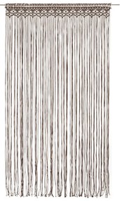 vidaXL tópszínű makramé pamutfüggöny 140 x 240 cm
