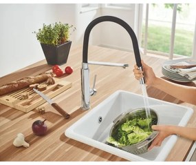 GROHE 31491000 - CONCETTO mosogató csaptelep professzionális zuhanyfejjel, fényes króm