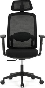 Irodai szék szinkronmechanikás fekete hálós KA-S2176 BK