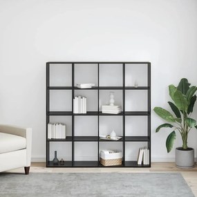 Könyvespolc Musta tammi 137.5 x 29 x 137.5 cm Faanyag