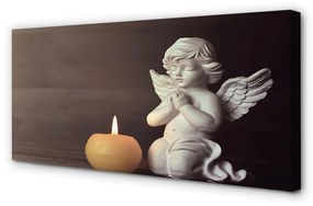 Canvas képek Ima angyal gyertya 100x50 cm