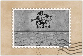 Poszter 60x40 Banksy A szeplős lány