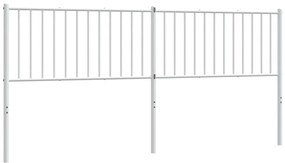 fehér fém fejtámla 193 cm