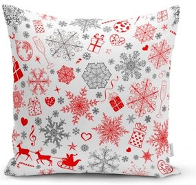 Snowflakes 4 db karácsonyi párnahuzat és asztali futó szett - Minimalist Cushion Covers