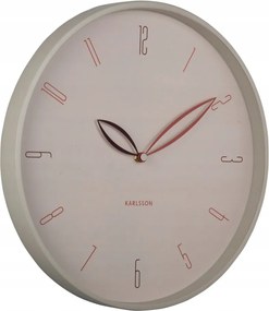 Csendes modern falióra nappaliba, konyhába szürke Petals