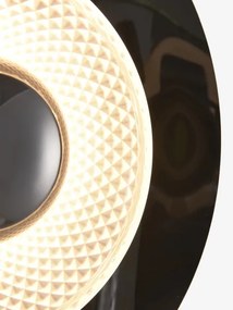 Zuma Line MB2293-1S-3BCT - DIOP LED fali lámpatest LED/8W/230V fekete/füstszínű sz.