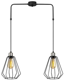 Straton fekete fém függőlámpa - Opviq lights
