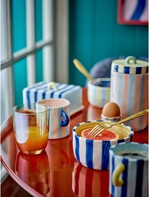 Sárga-kék kerámia tálka szett 4 db-os 300 ml Phoenix – Bloomingville