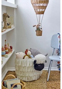 Fehér textil játéktároló kosár 40x25x30 cm Dolly – Bloomingville Mini