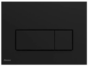 Ravak X01744 - UNI SLIM öblítő nyomólap 24,7x16,5 cm fekete
