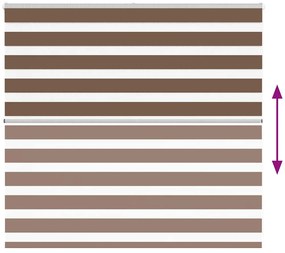 zebrafüggönnyel barna szövetszélesség 150,9 cm poliészter