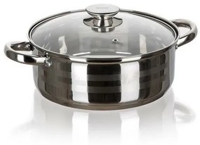 Bankett Rozsdamentes acél lábas LIVING, 5,2 l, 26 cm