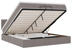 Ottomán ágykeret matraccal tópszín 200x200 cm anyaggal