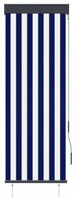 kék és fehér kültéri roló 60 x 250 cm