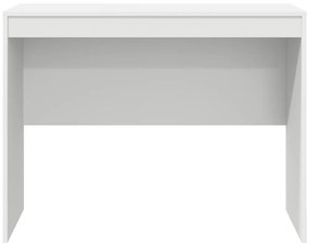 vidaXL Íróasztal Fehér Forgácslap 100 x 50 x 76 cm Tárolás Íróasztal