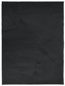 OVIEDO fekete rövid szálú szőnyeg 240 x 340 cm