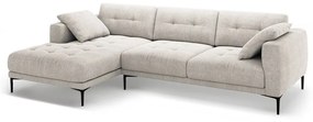 Bézs sarokkanapé (bal oldali-heverő résszel) Bemy – Micadoni