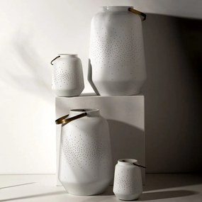 Fehér porcelán LÁMPA XL méret (30 cm)