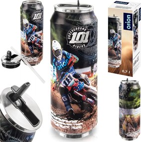 Thermo bögre doboz termosz kulacs meleg hideg italokhoz Motocross 0,7L