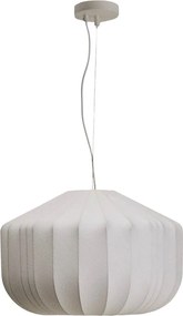 Fehér mennyezeti lámpa textil búrával ø 51 cm Somar – Kave Home