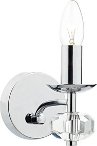 DAR LIGHTING OLE0750 OLENA Kristály Fali Lámpa Csiszolt króm E14 IP20
